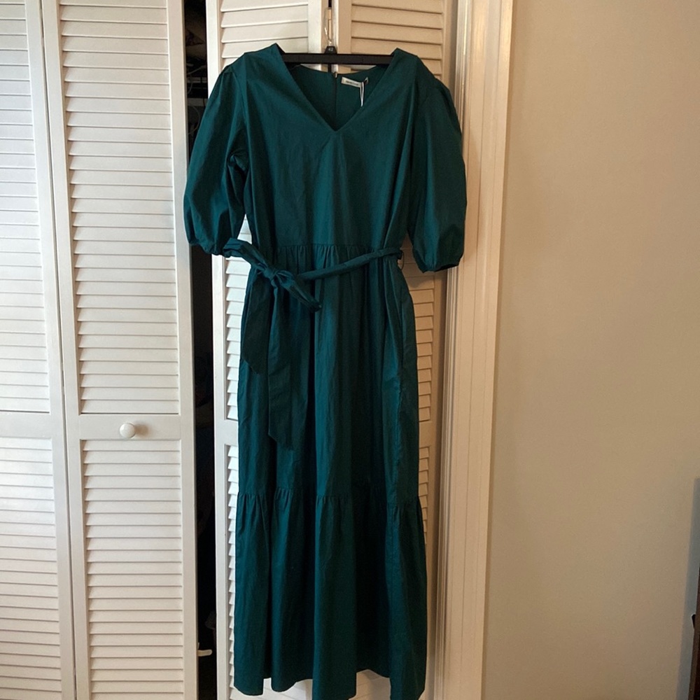 Elegant Teal Maxi Dress